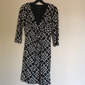White House black market knee length dress